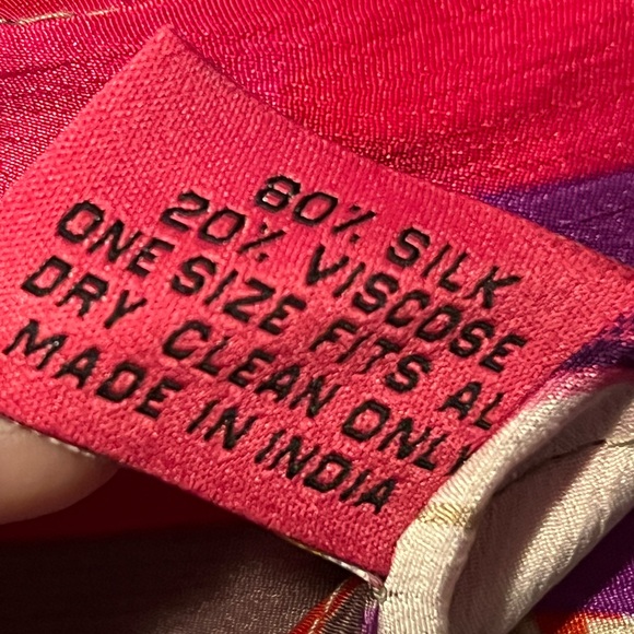 WEVEZ Silk Blend Reversible Boho Wide-leg pants - Picture 4 of 4